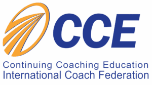 Logo of the Continuing Coaching Education by the International Coach Federation